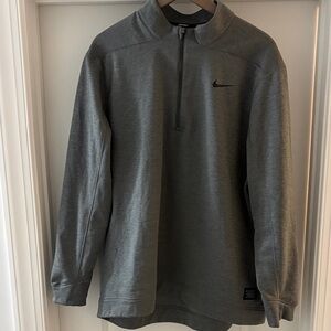Nike Charcoal Gray Quarter-Zip Pullover